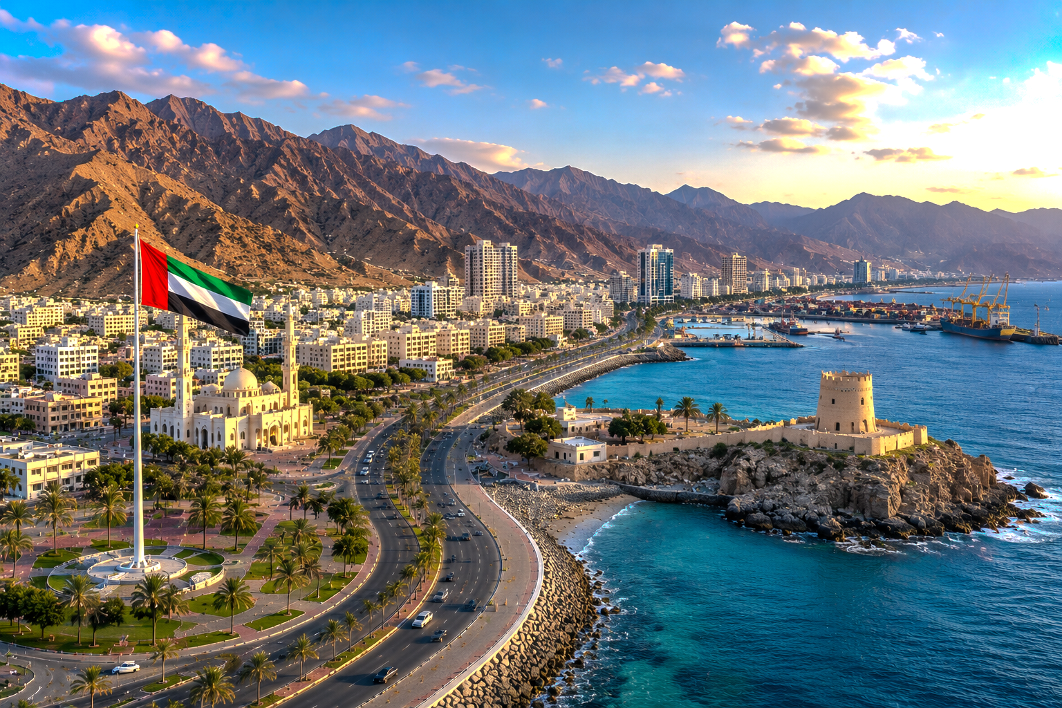 Coastal city Fujairah