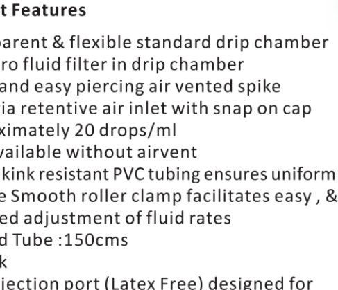 IV Infusion Set with Y-Port — ETG ASSURE