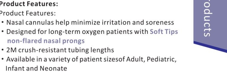 Nasal Oxygen Cannula — ETG ASSURE