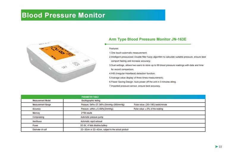 Upper-Arm BP Monitor — Pro — ETG ASSURE