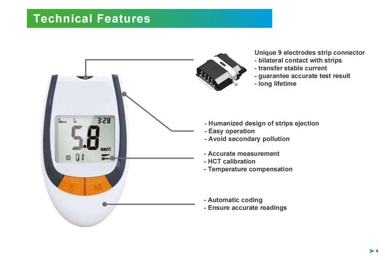 Precision Blood Glucose Meter — ETG ASSURE