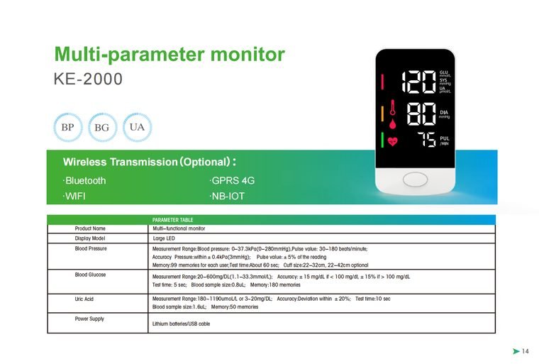 KE-2000 Multi-Parameter Monitor — ETG ASSURE
