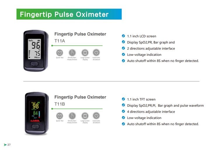 Fingertip Pulse Oximeter — ETG ASSURE