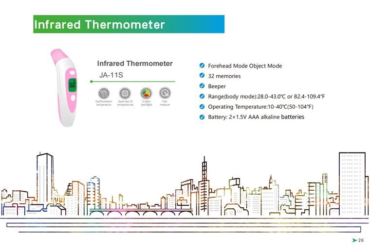 Infrared Forehead Thermometer — ETG ASSURE