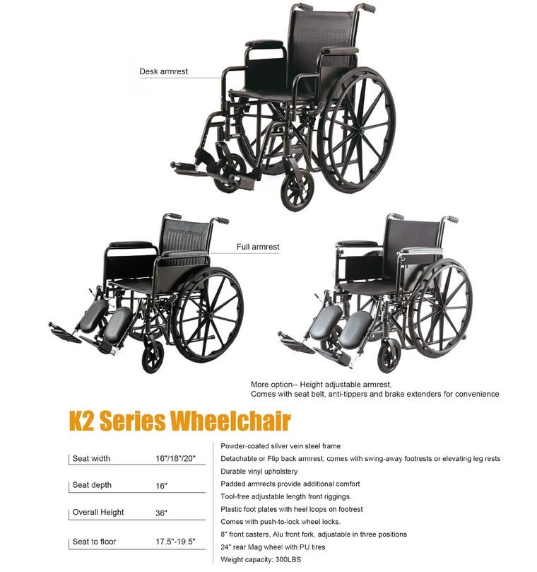 American-Style Wheelchair — Model A — ETG ASSURE