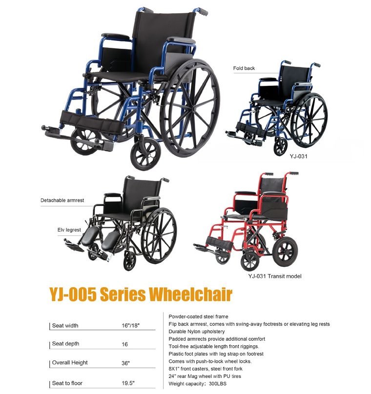 American-Style Wheelchair — Model B — ETG ASSURE
